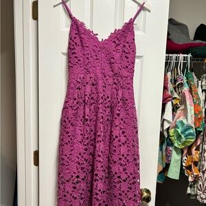 ASTR Size M, Purple lace dress, worn once
